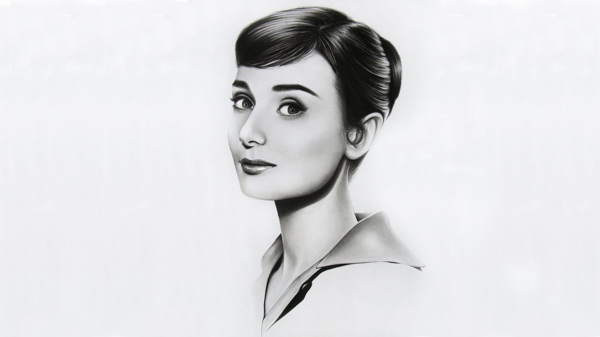 audrey hepburn rysunek sztuka