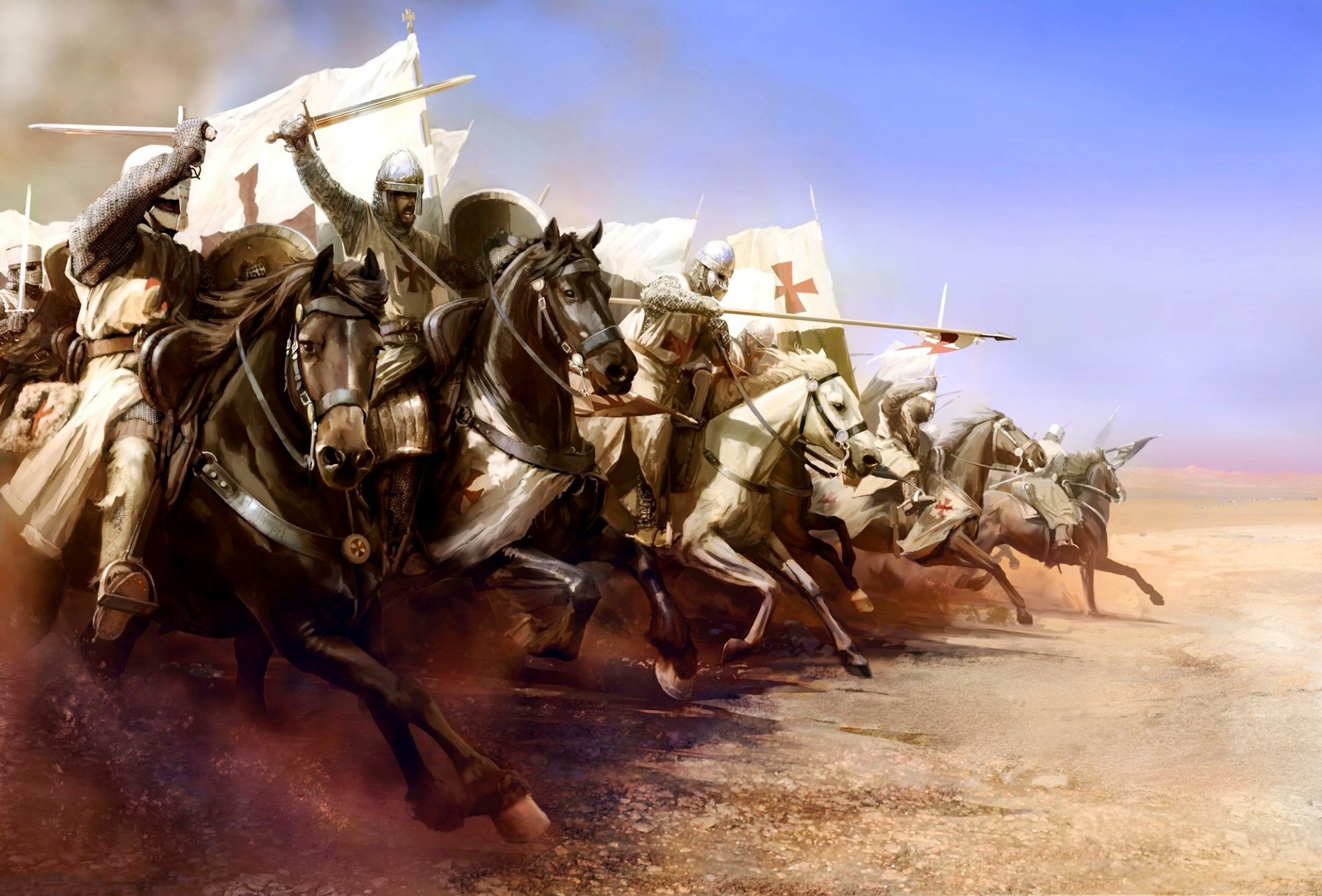 art battle of montgisard israel november 251177 attack of the templars picture mariusz kozik