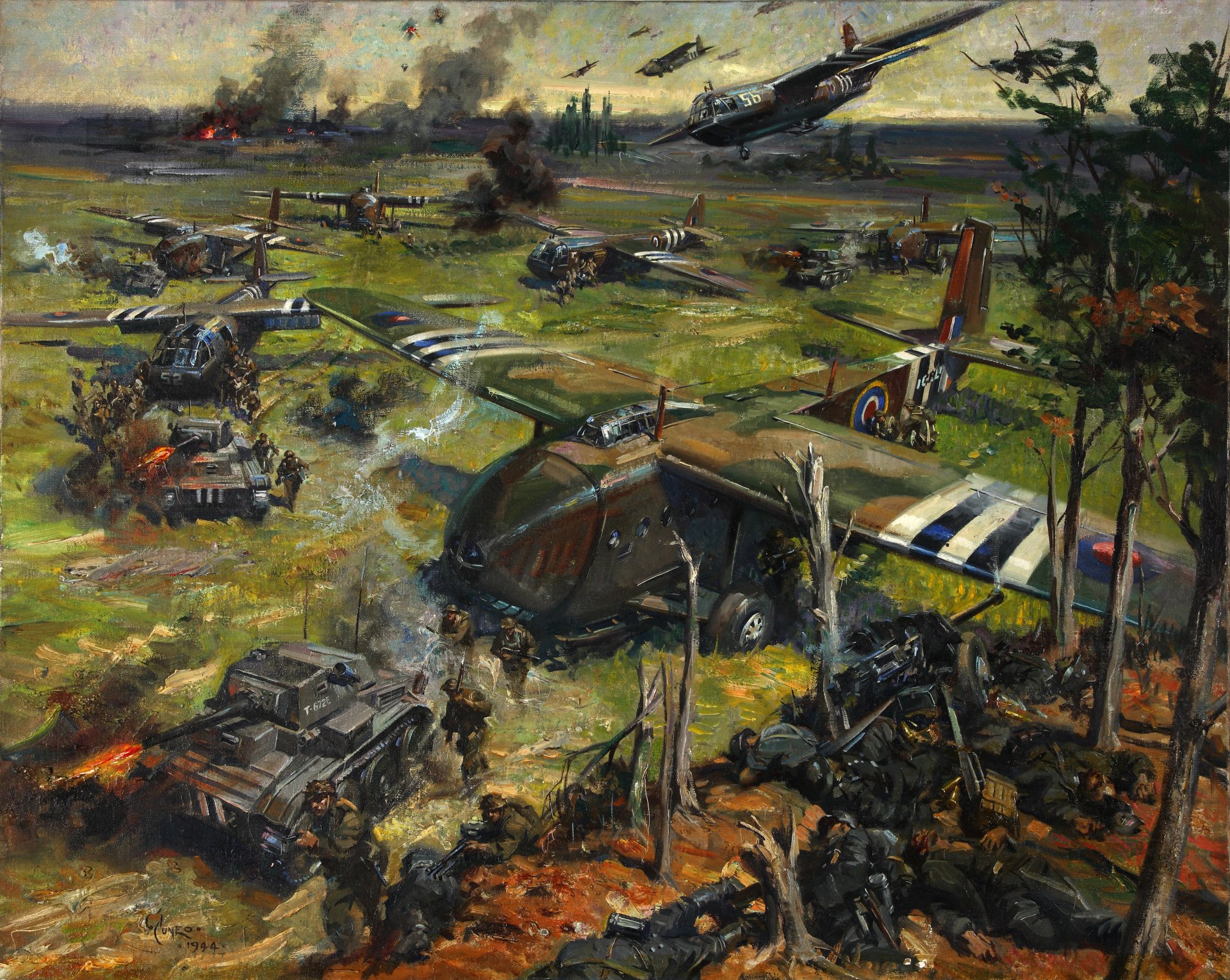 operation an der küste künstler terence cuneo gemälde öl auf leinwand