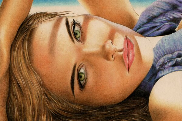 Isabel Lucas:the girl with green eyes