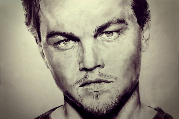 Portret aktora Leonarda DiCaprio