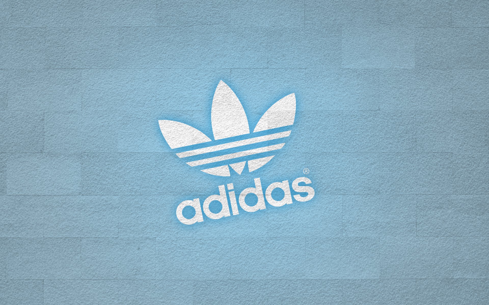 adidas logo wall