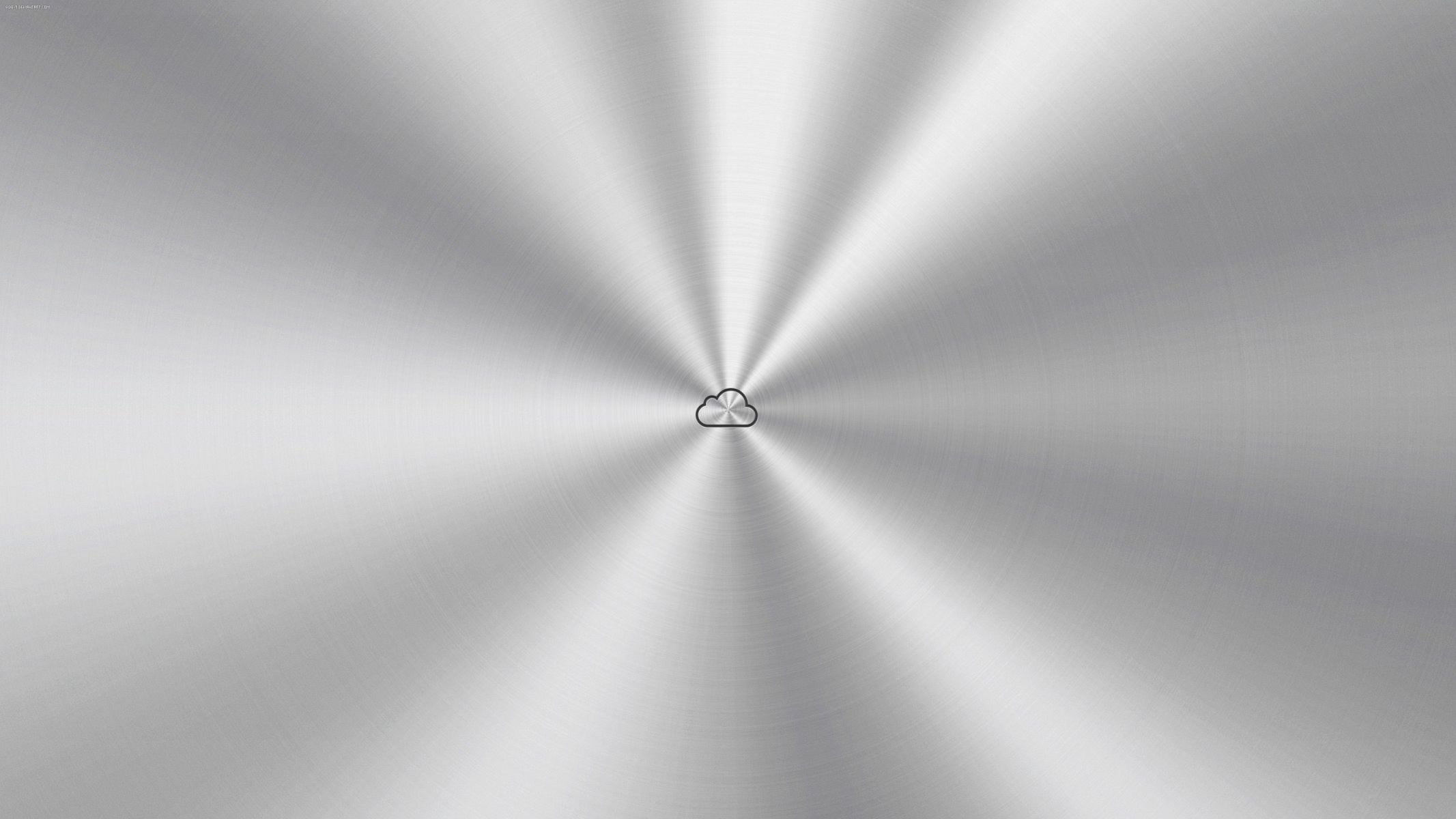 minimalismus minimale wände metall oberfläche wolke icloud-logo 2560x1440