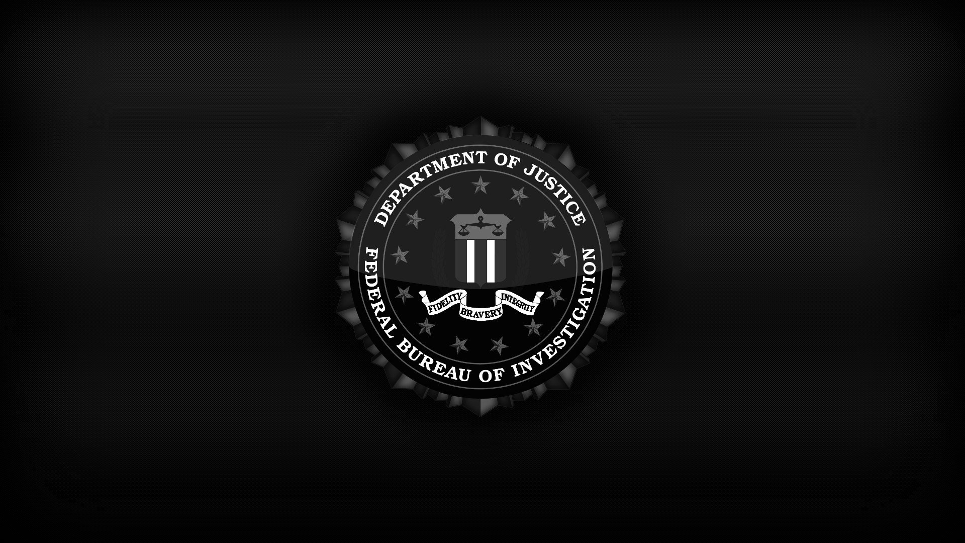 fbi logo czarny