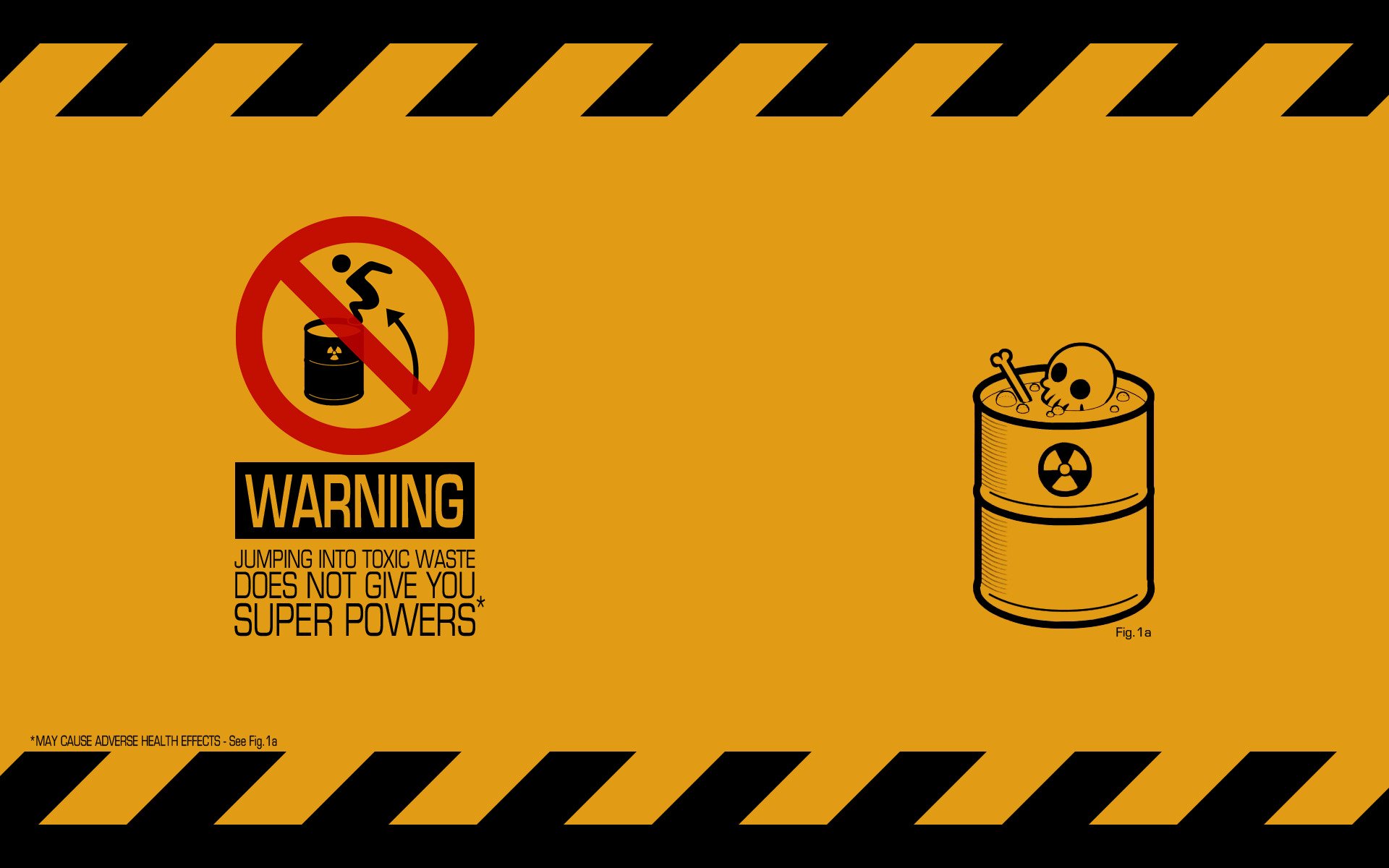 warning toxic wastes barrels minimalism