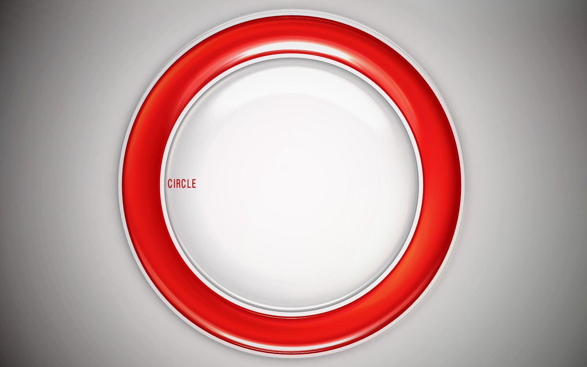 circle white red