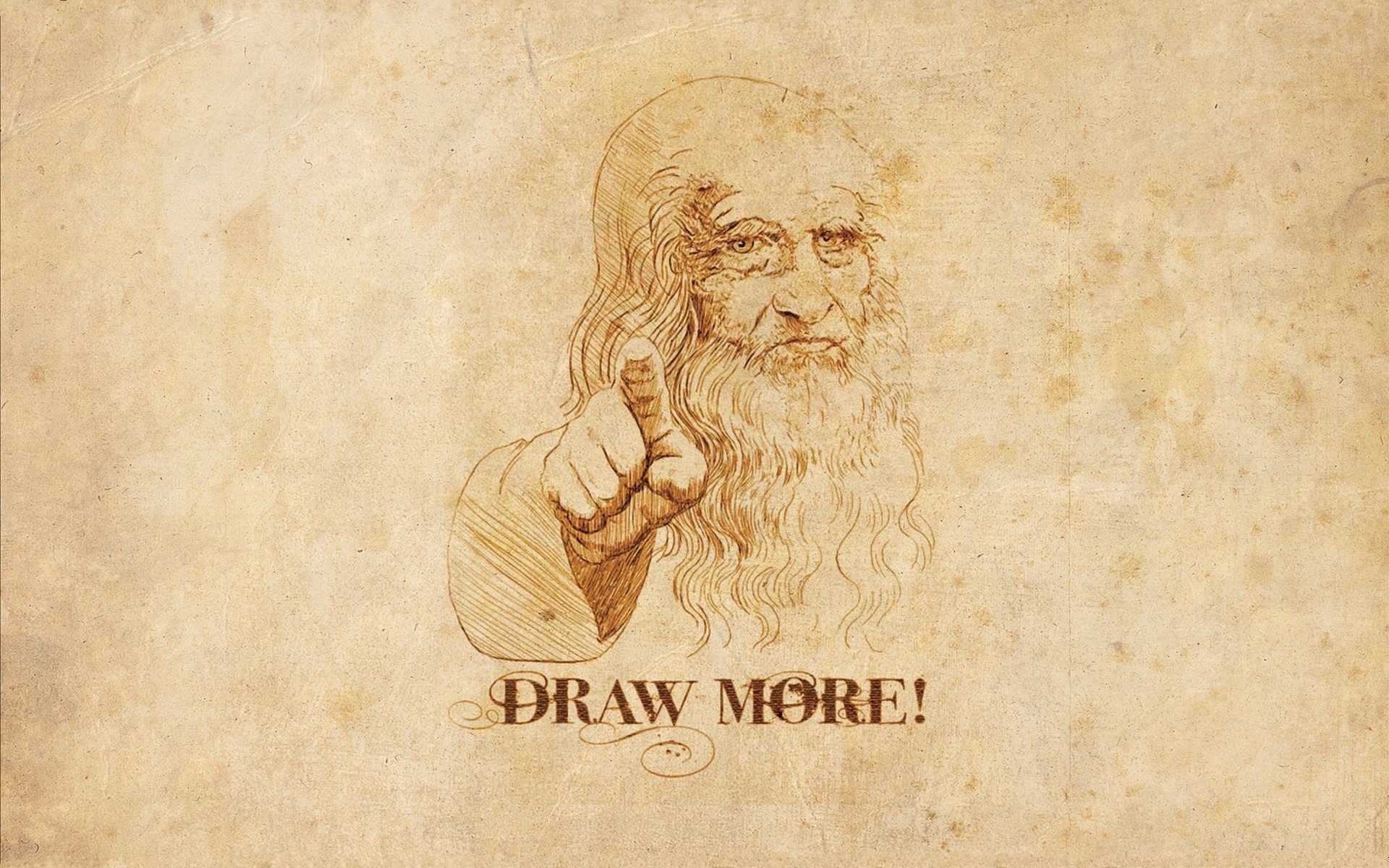 minimalism leonardo da vinci inscription portrait picture art gesture