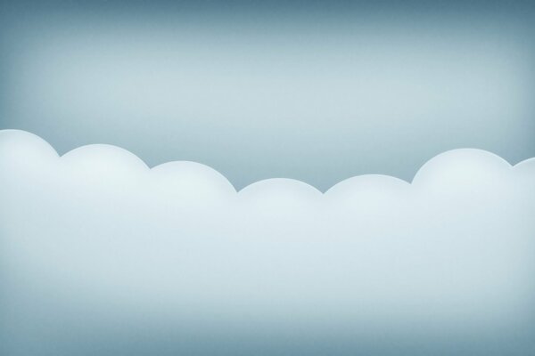 Minimalisme des vagues dans les nuages