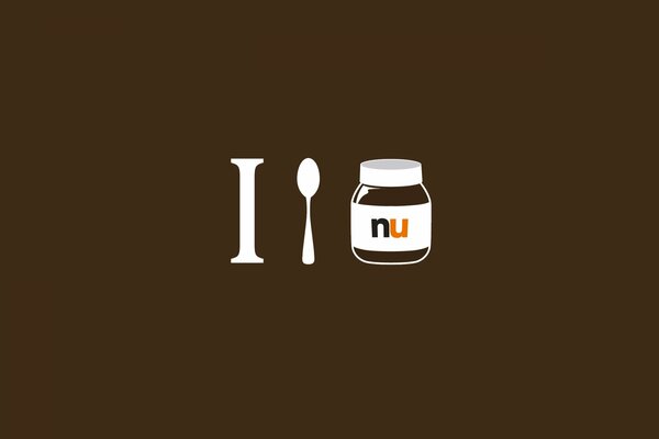 Ich esse gerne Nutella