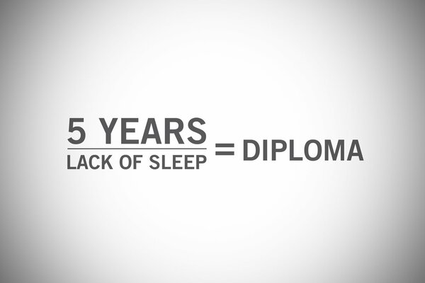 Отсутствие сна 5 лет ради диплома