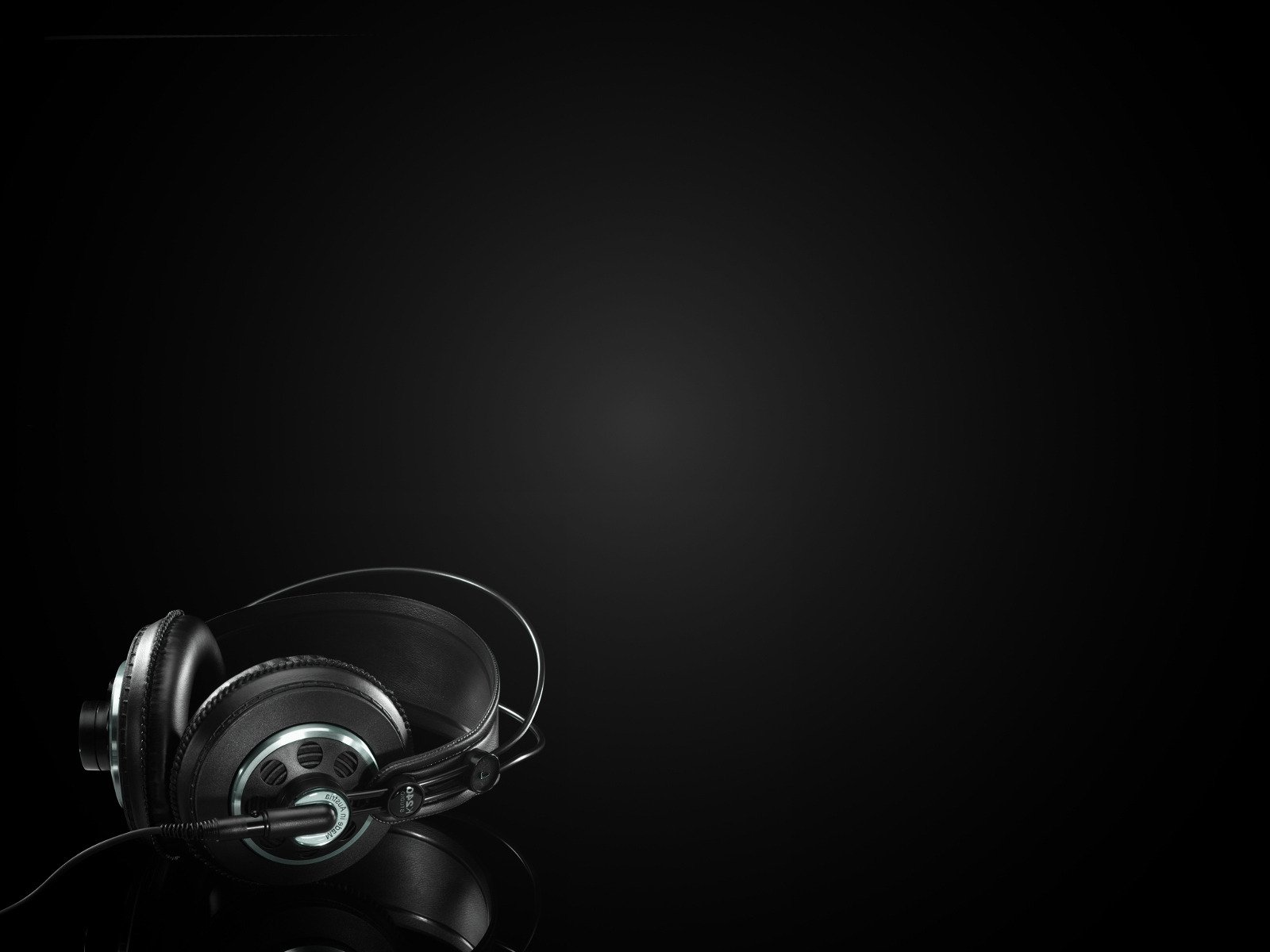 background headphones wallpaper dark