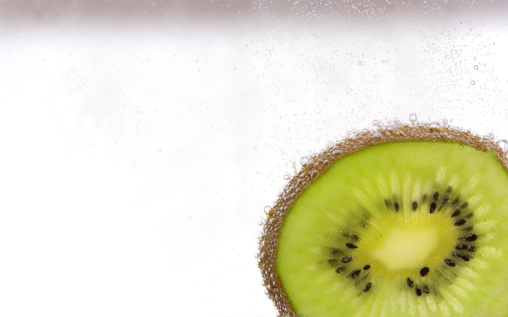 kiwi wasser blasen