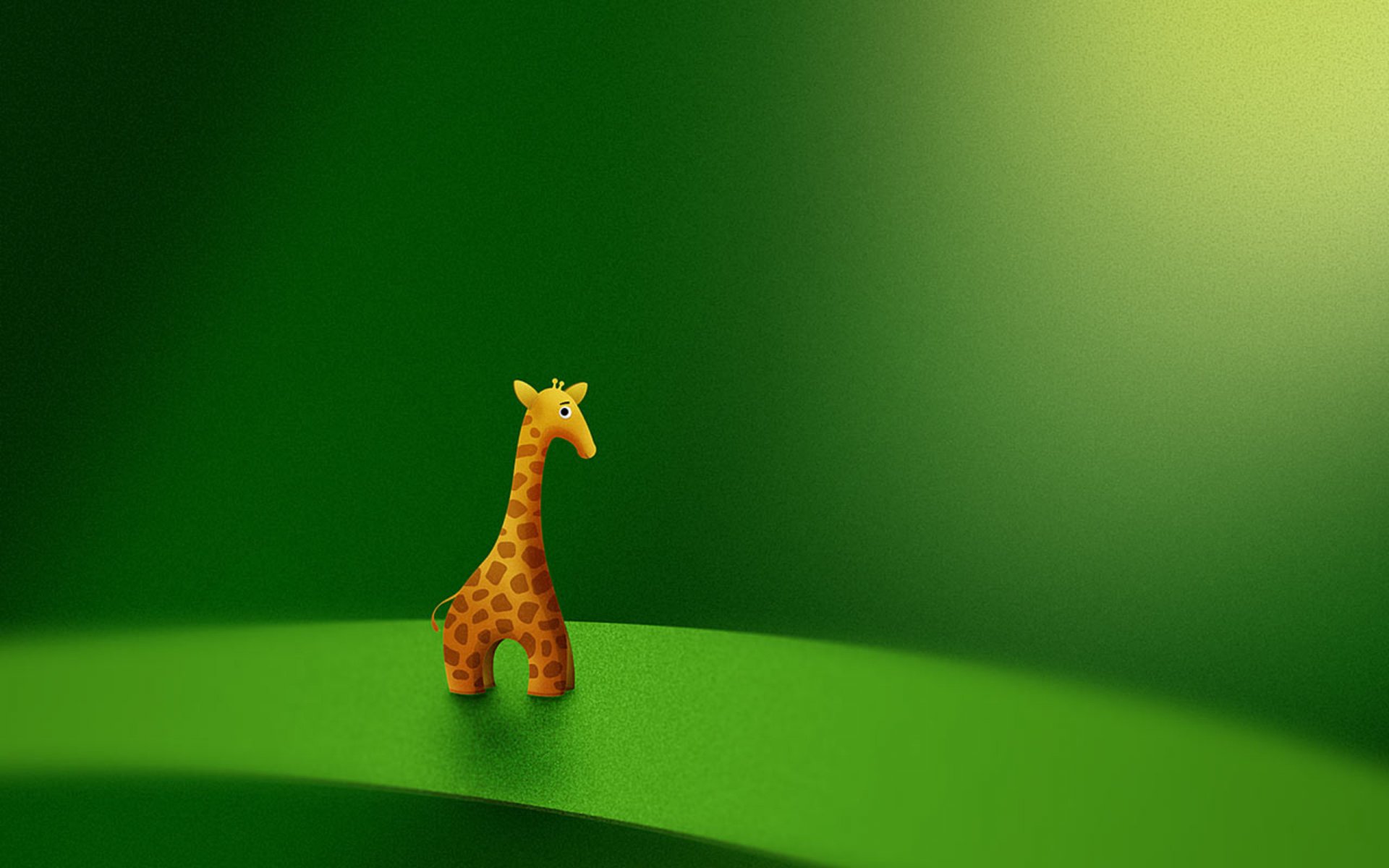 green background giraffe toys vladstudio