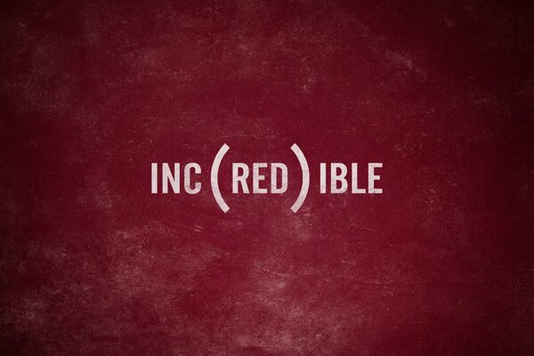 Inscription on a red background . A play on words. Crazy Red