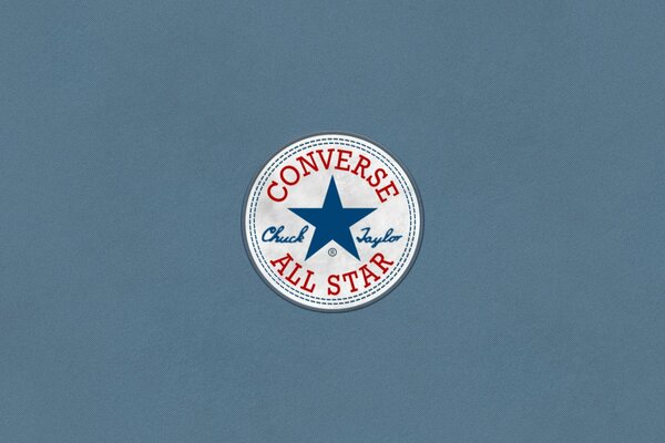 Ein Stern im Kreis der Firma Converse