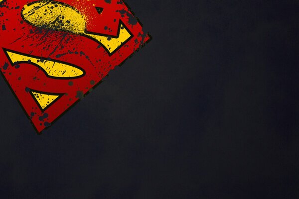 Logo shabby del supereroe di Superman