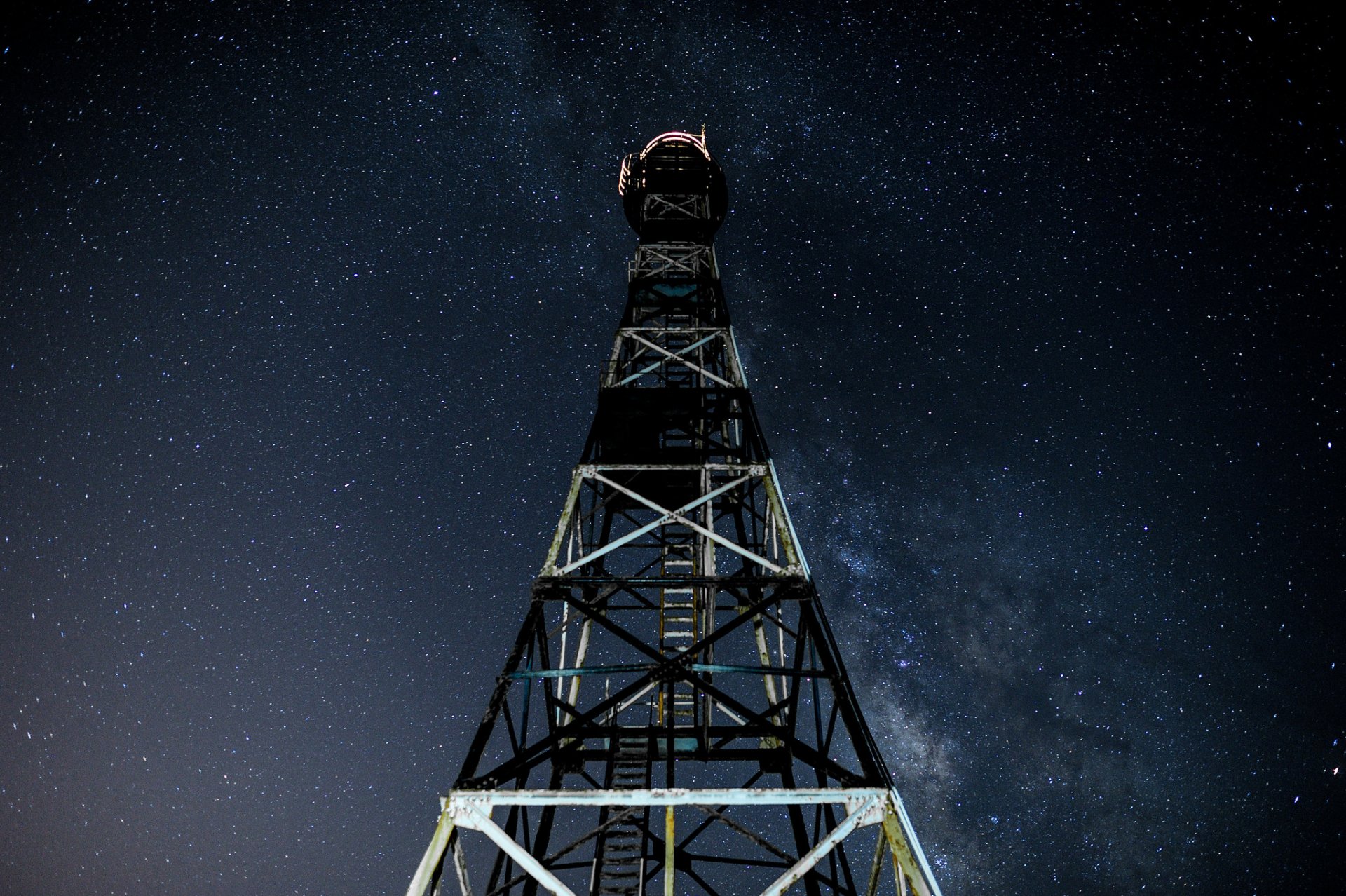 cosmos stars milky way space tower