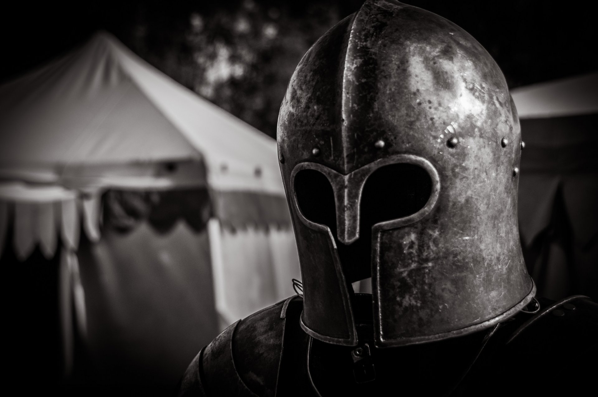 armure métal casque fond