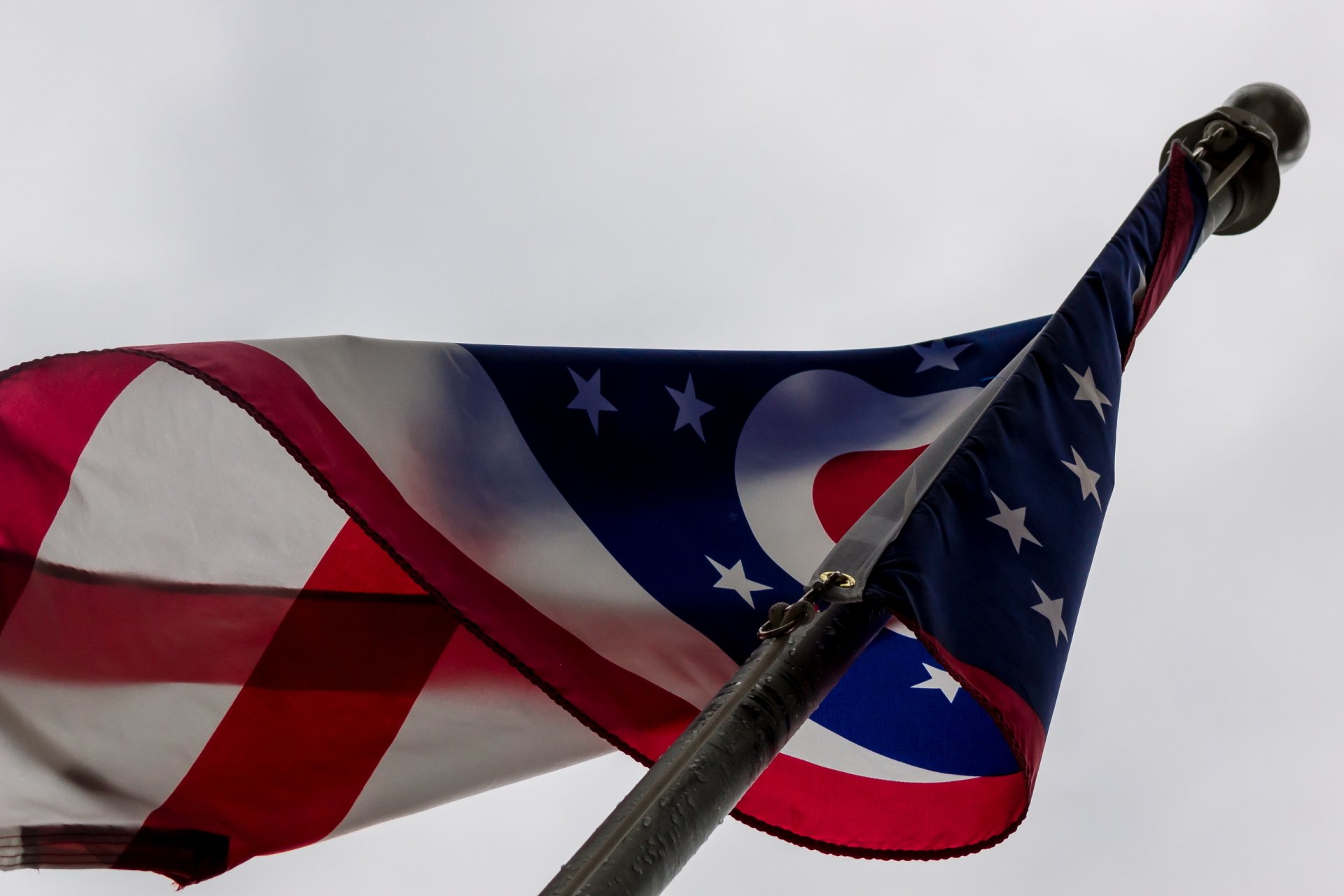 corazón de estados unidos bandera fondo