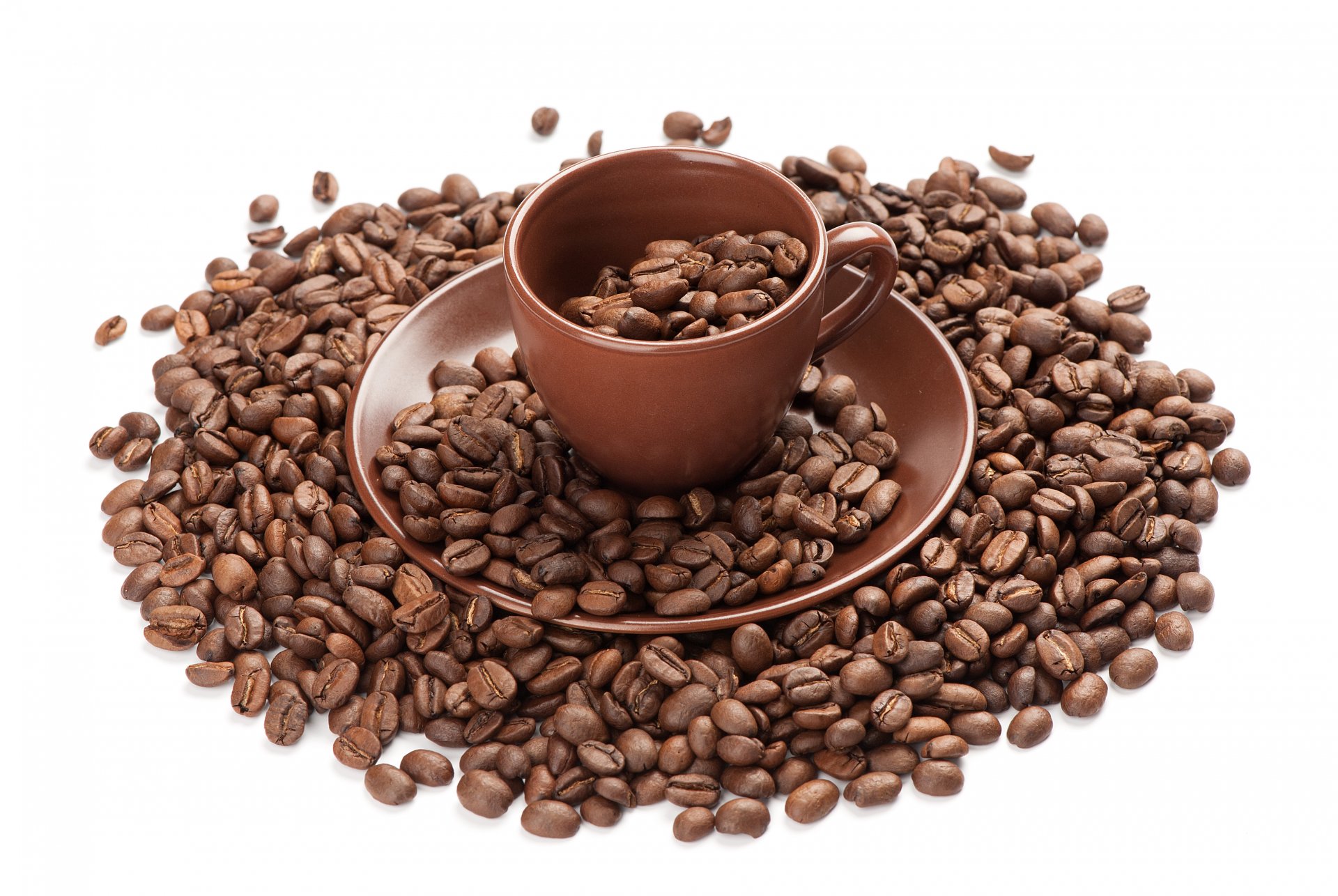 aucer cup coffee beans coffee bean