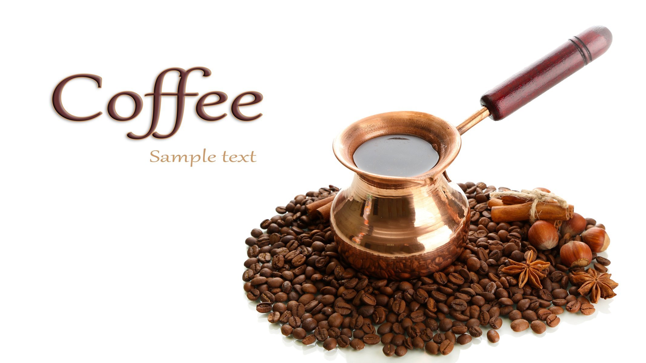 coffee ground grain turk pen background