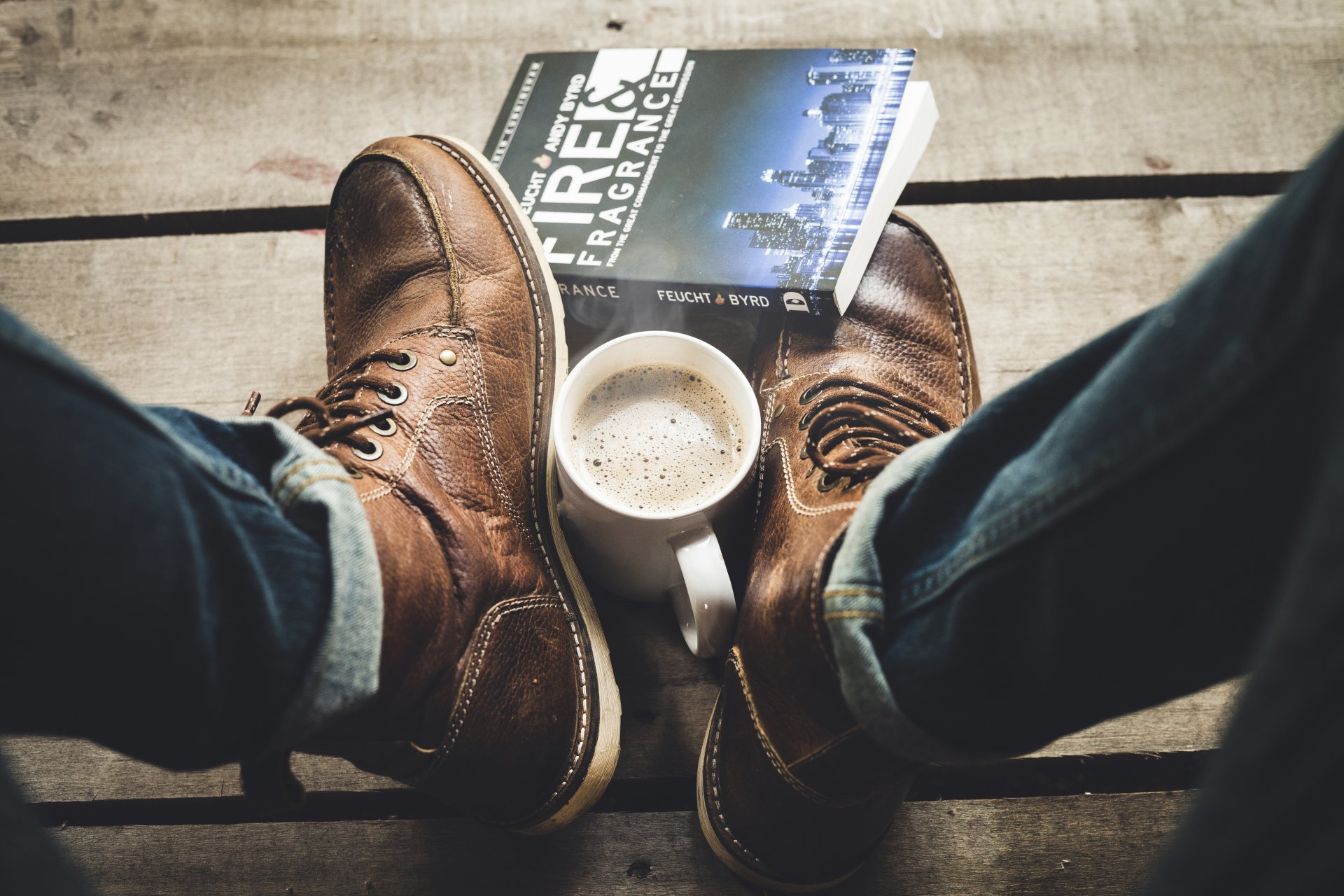 coffee shoes book jean