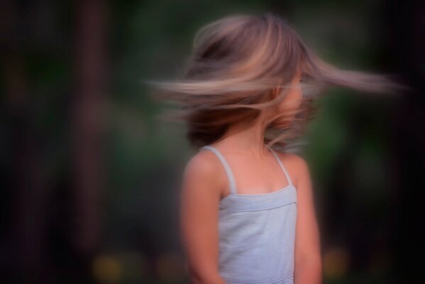 Photo en direct d une fille avec de beaux cheveux