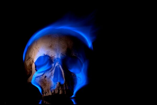 The skull and flame covered the entire history of the USSR