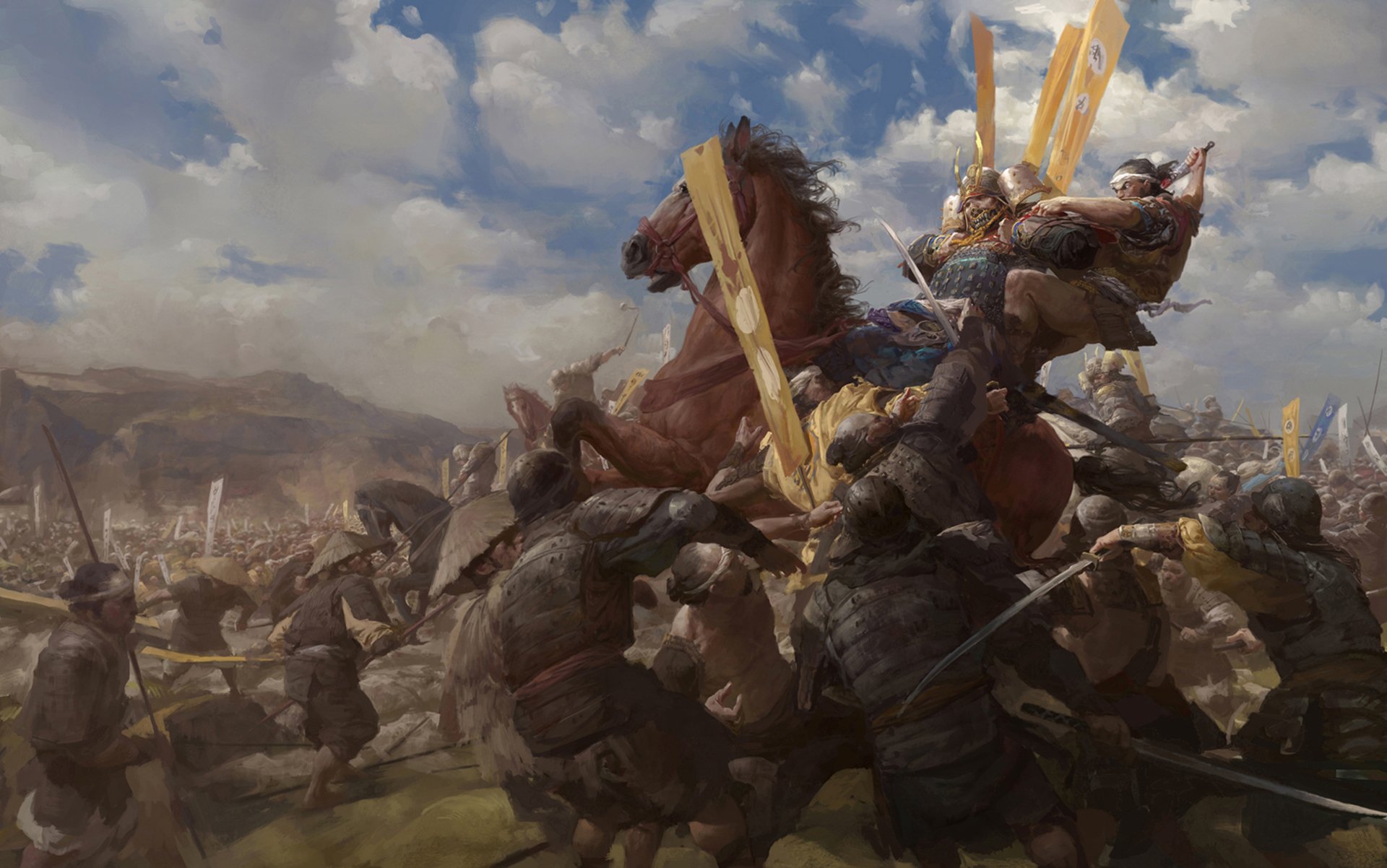 amurai battle horse death war the army
