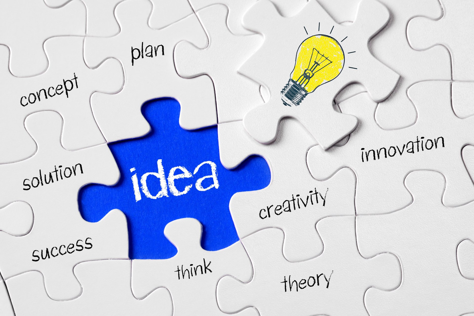 urface puzzle puzzle found element light bulb constructor puzzle mosaic thought good idea positive creative wallpaper