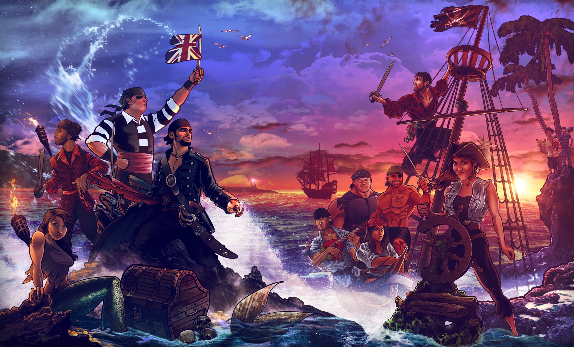 Море и пираты