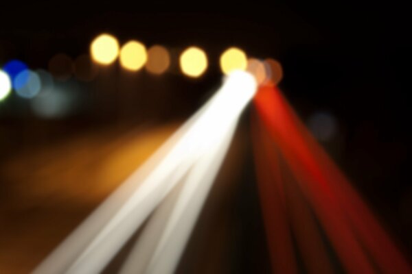 Luces de la ciudad en la vida