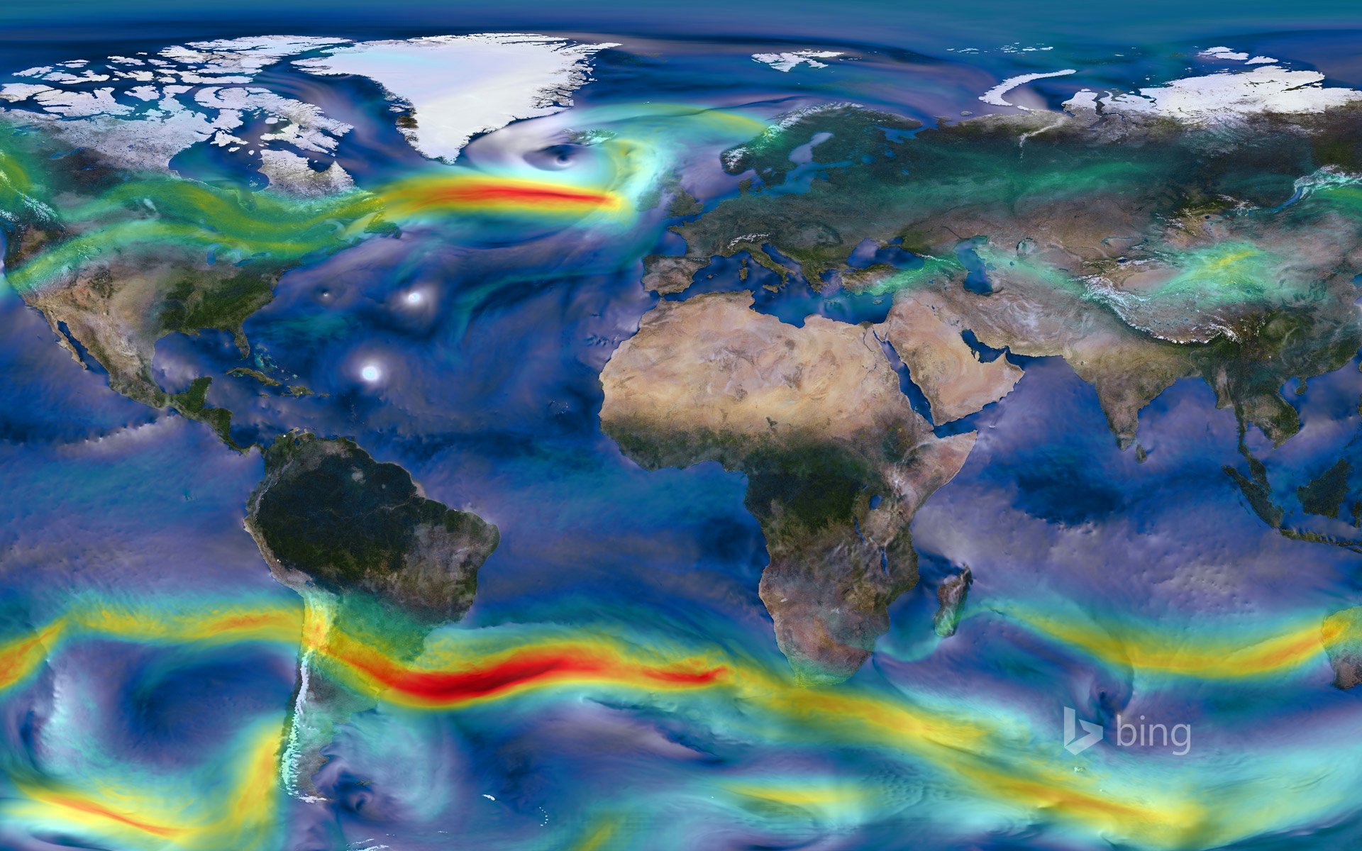 carte vents nasa terre carte des vents nature