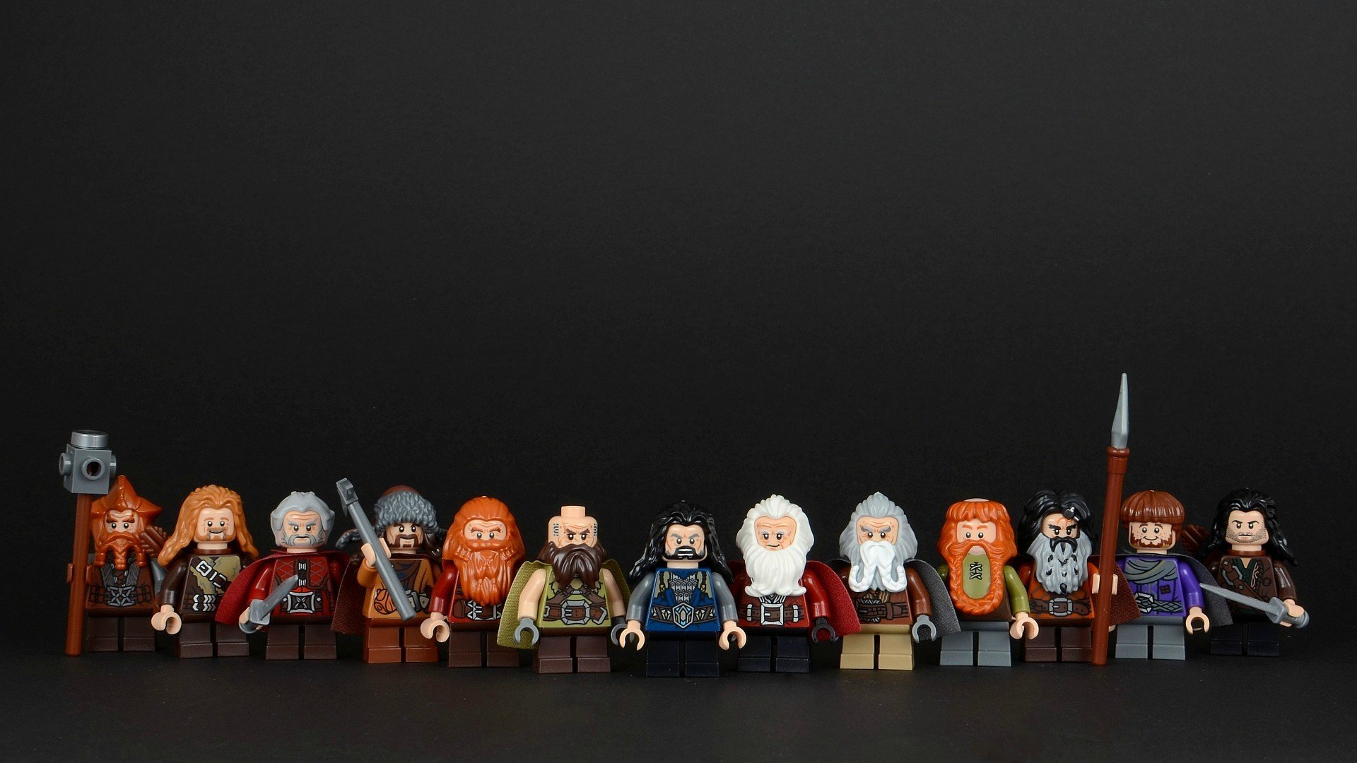 hobbit gnomos figuras de acción lego lego fondo