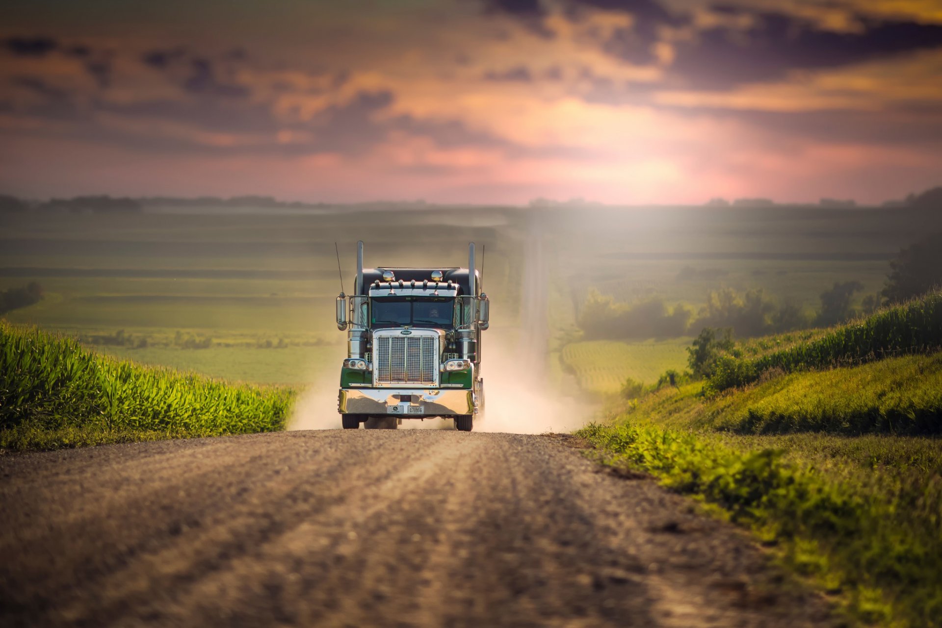 camion strada spazio