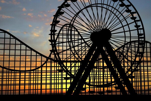 When we visited the Ferris Wheel as a child, we were in a good mood