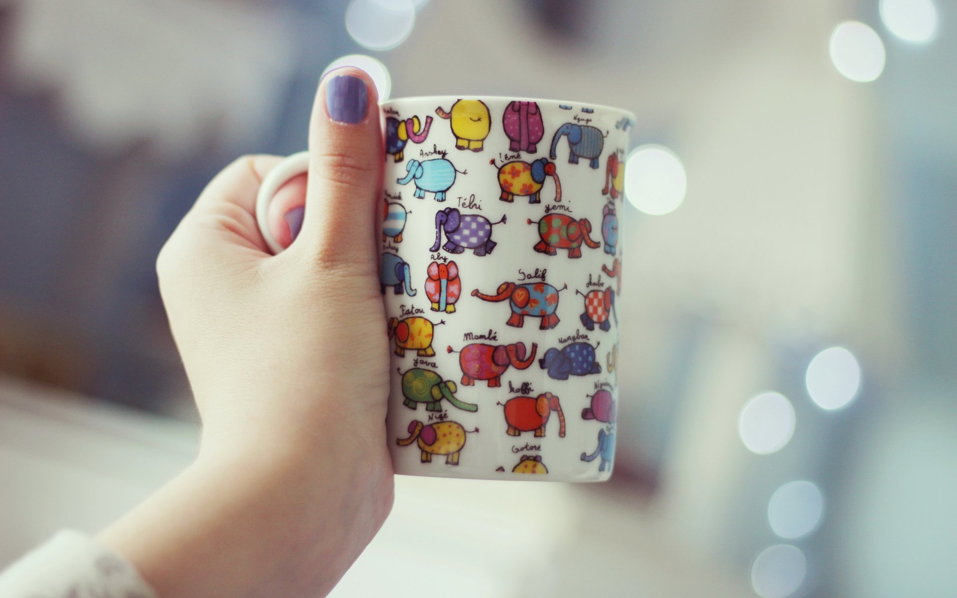 tasse hand hintergrund