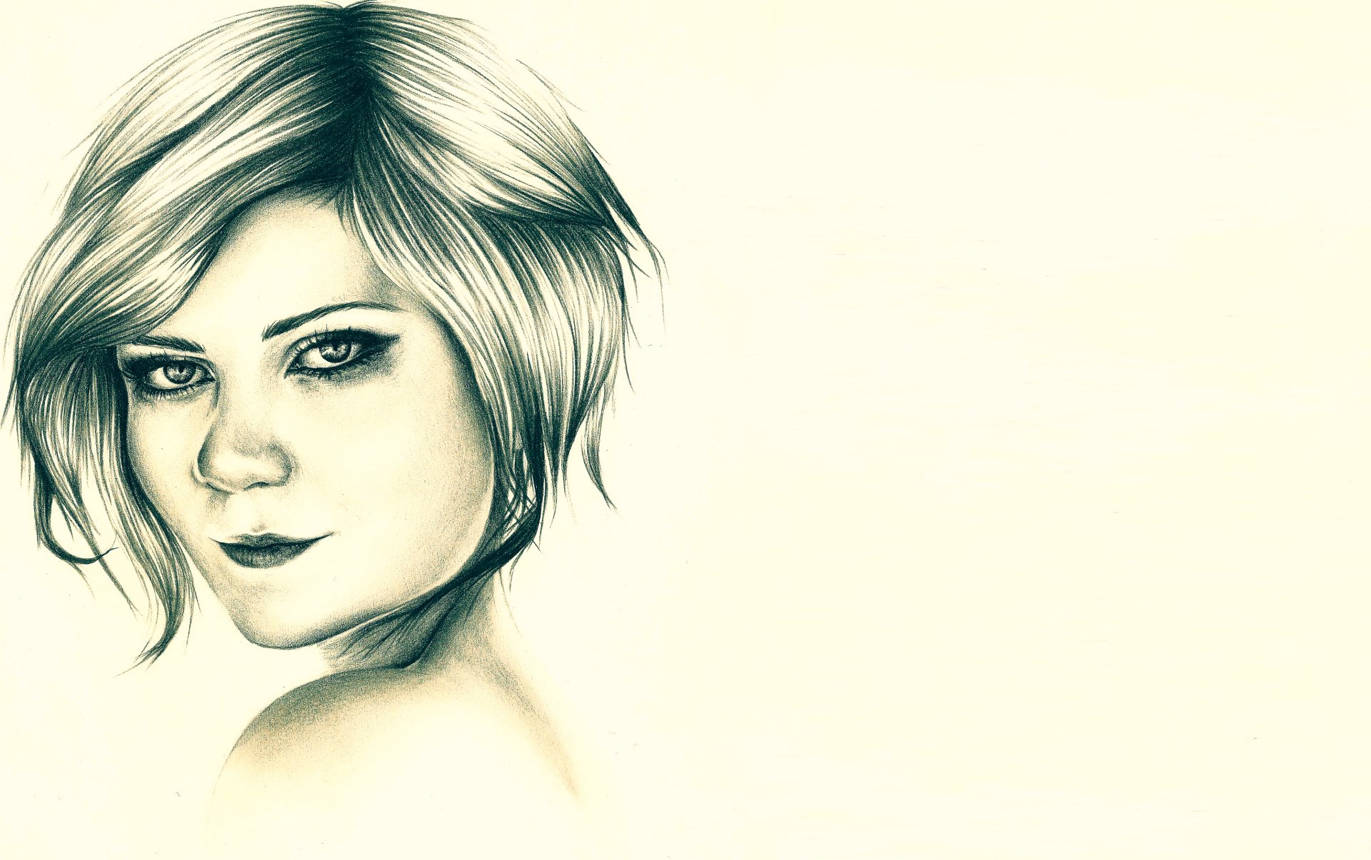 kirsten dunst portrait dessin