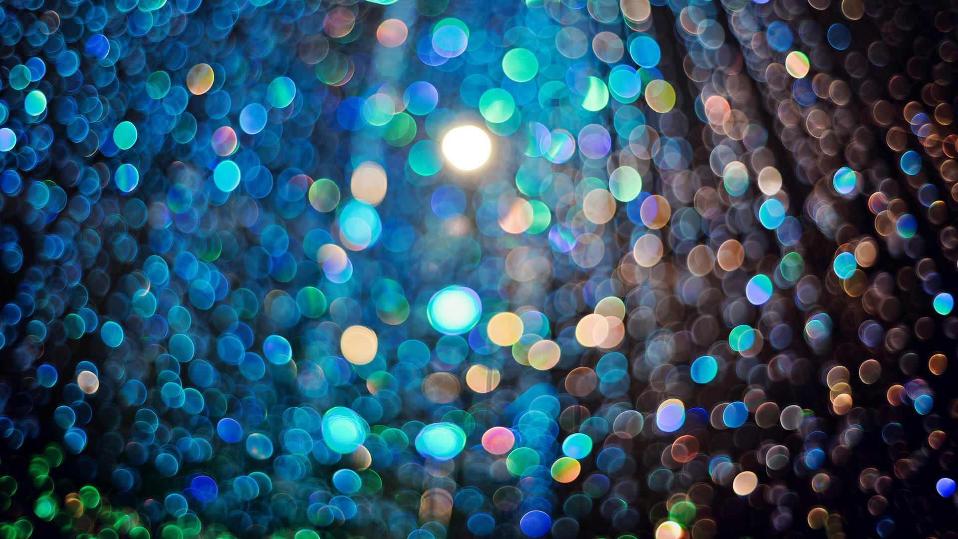 luce bokeh abbagliamento molto