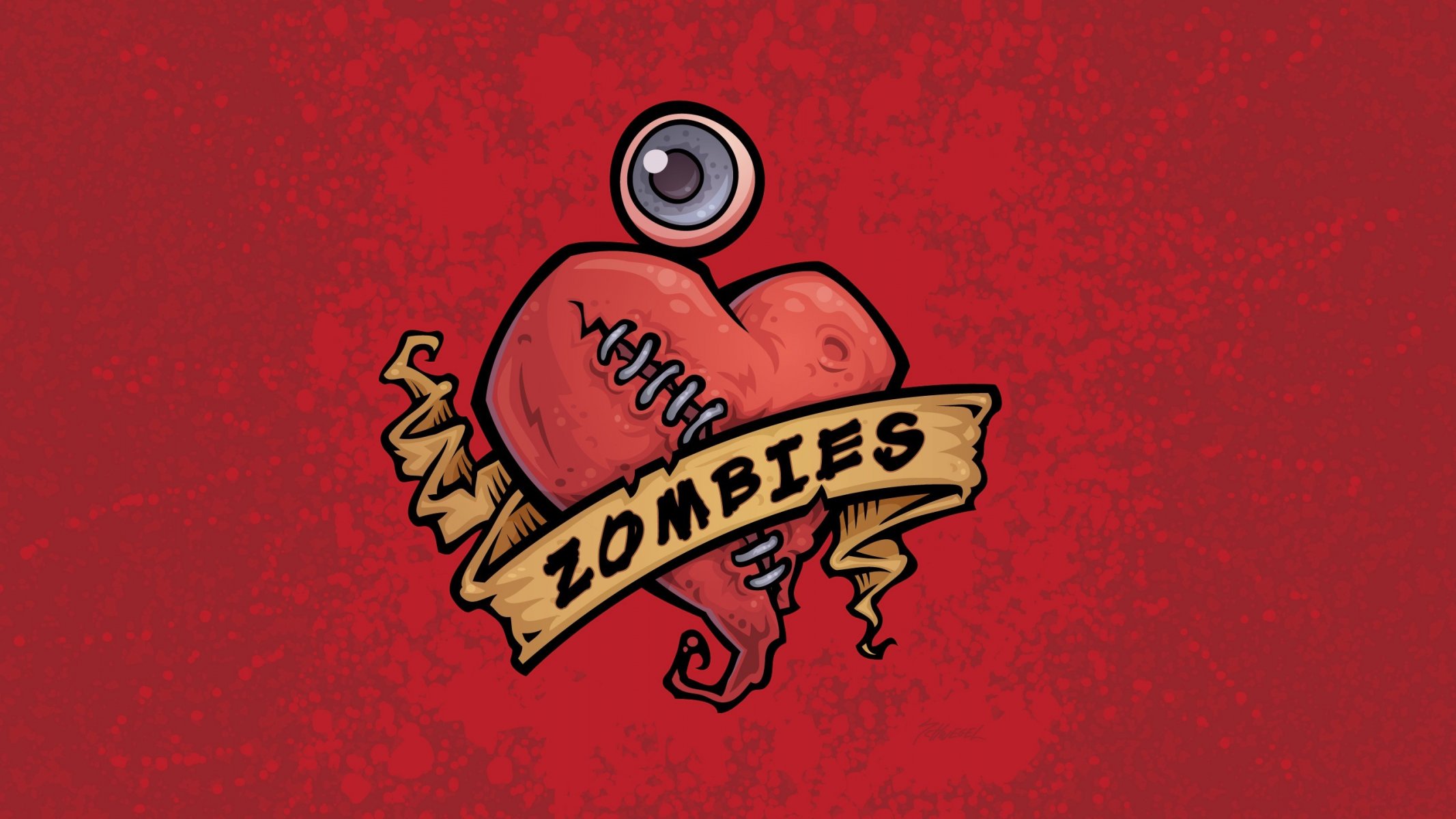 zombie cuore occhio disegno