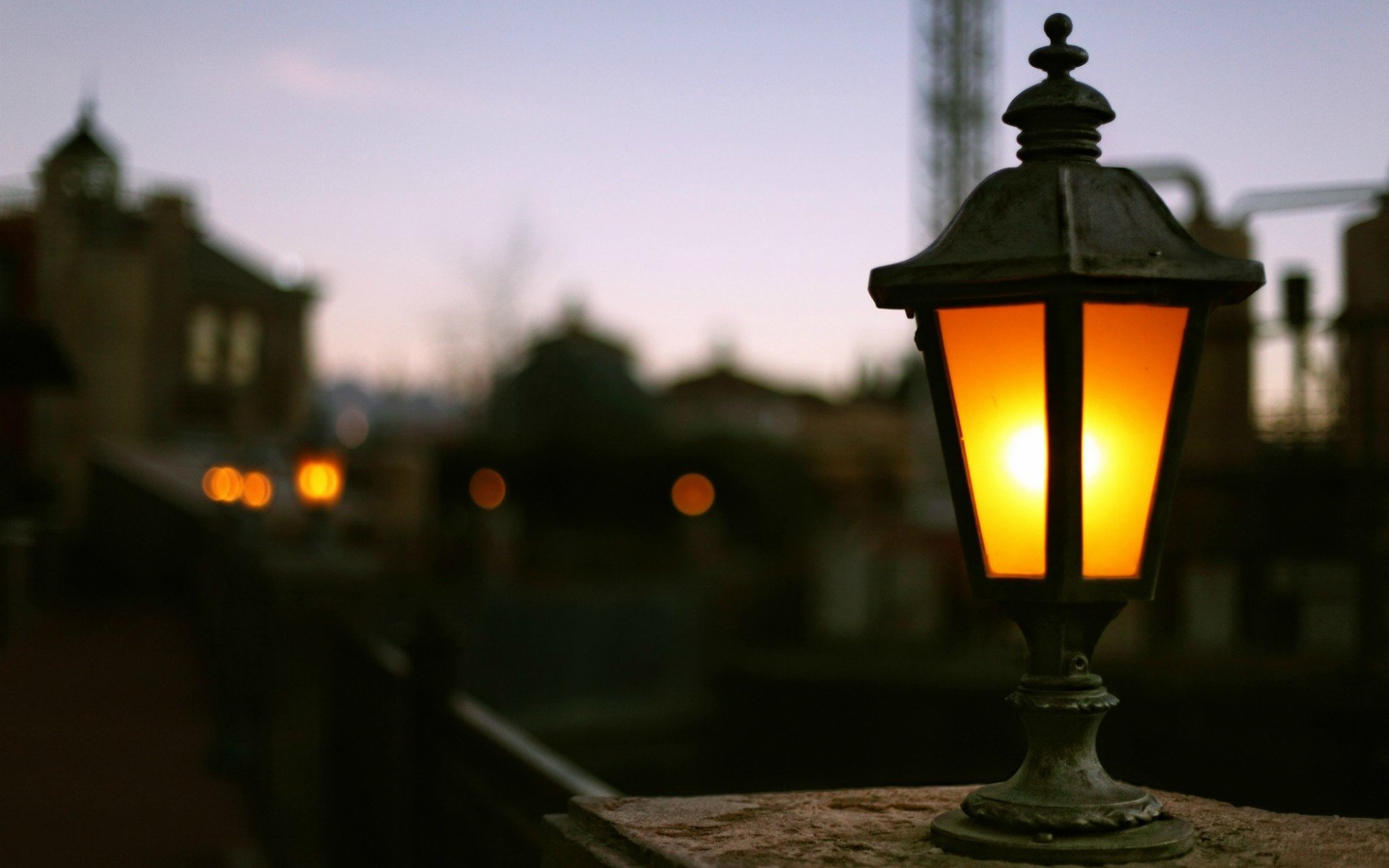 sonstiges lampe licht straße bokeh unschärfe hintergrund tapete widescreen vollbild widescreen widescreen