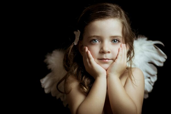 Piccoli angeli sguardo ragazze