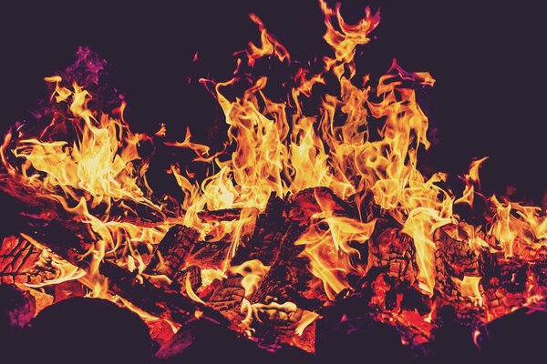 Feuer Lagerfeuer Desktop-Hintergrund