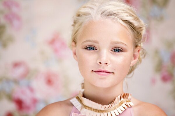 Beautiful little girl photo shoot