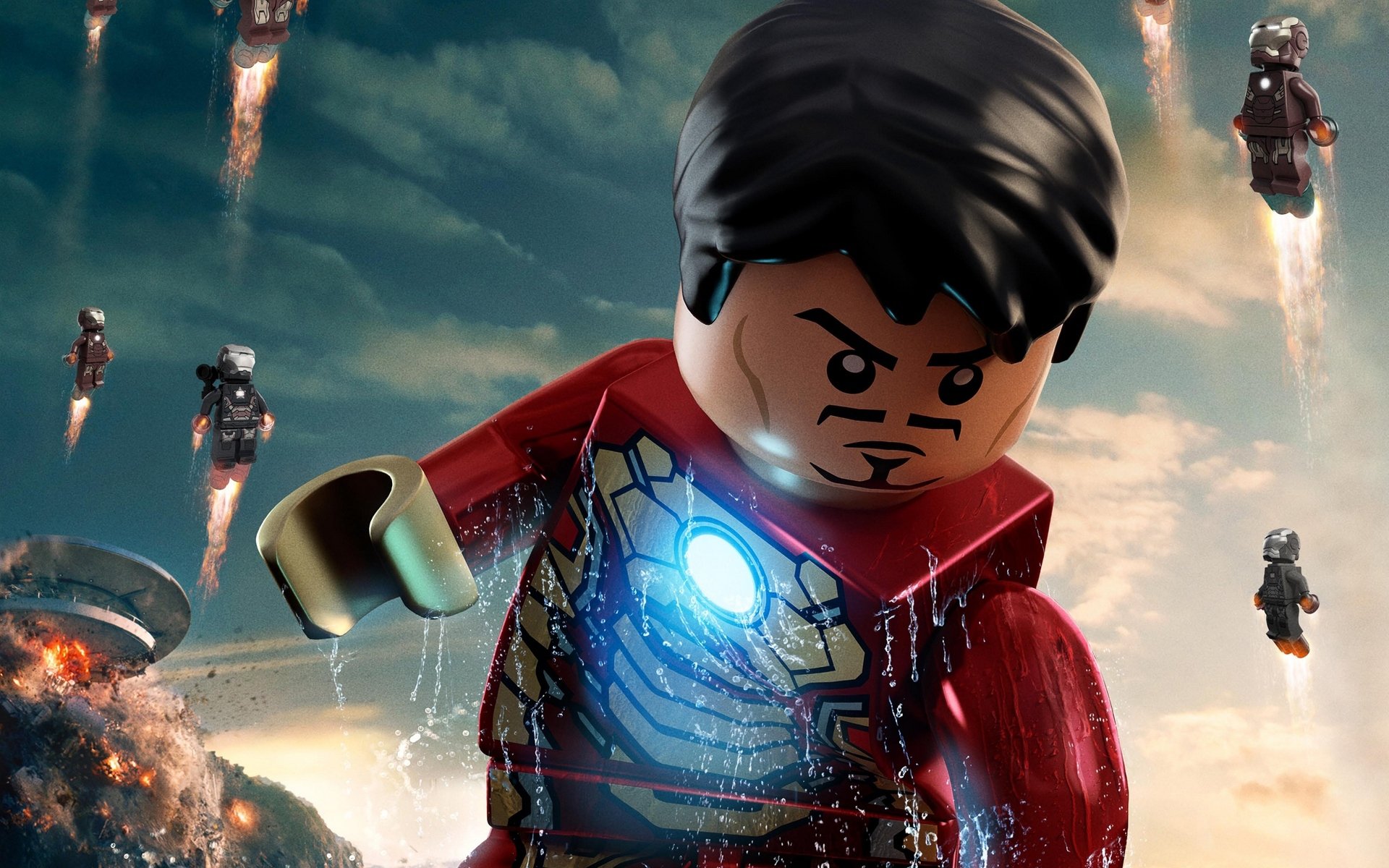 iron man 3 lego marvel superhéroes figuras de acción lego juguetes