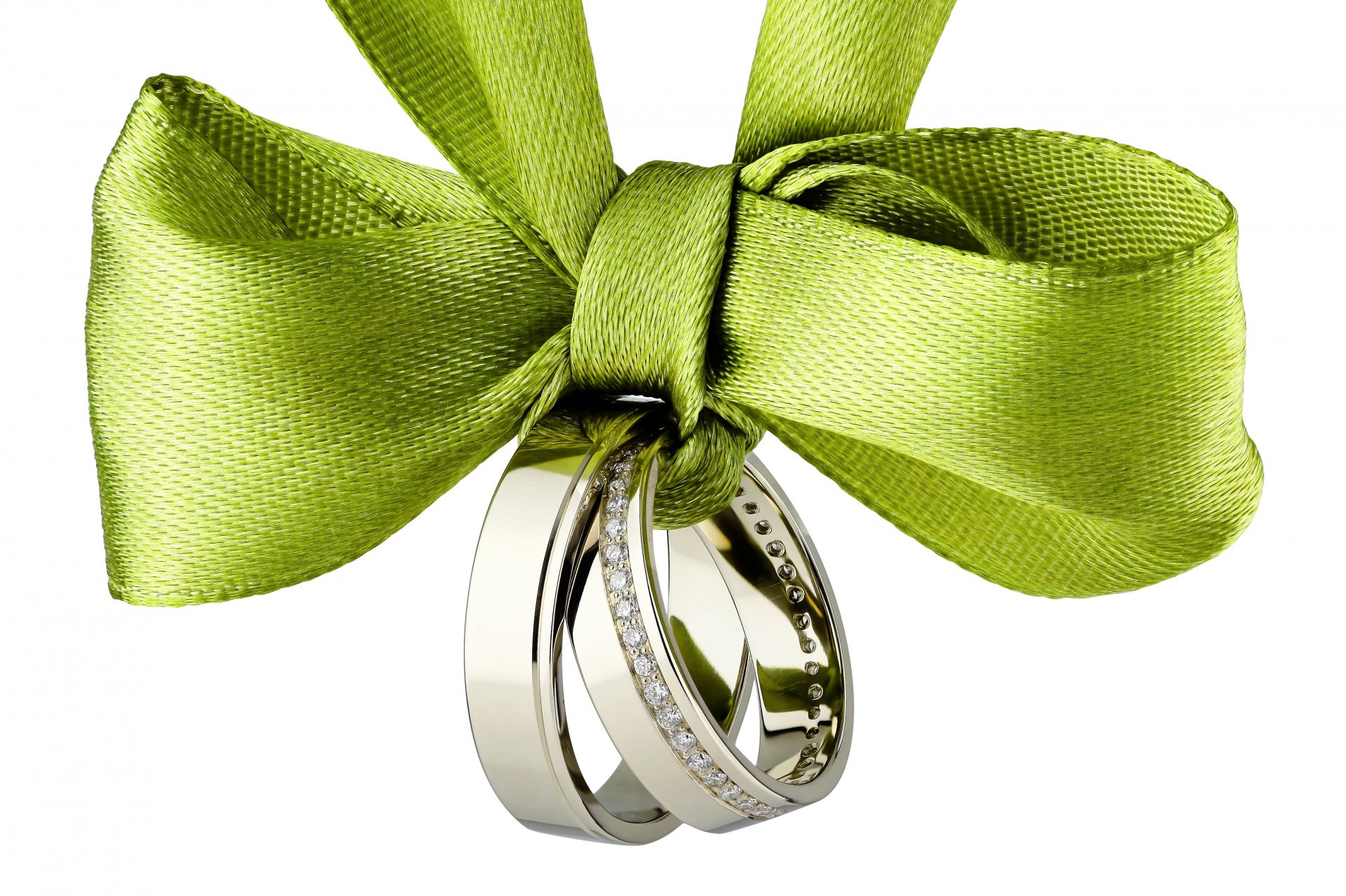 belt bow rings wedding ring