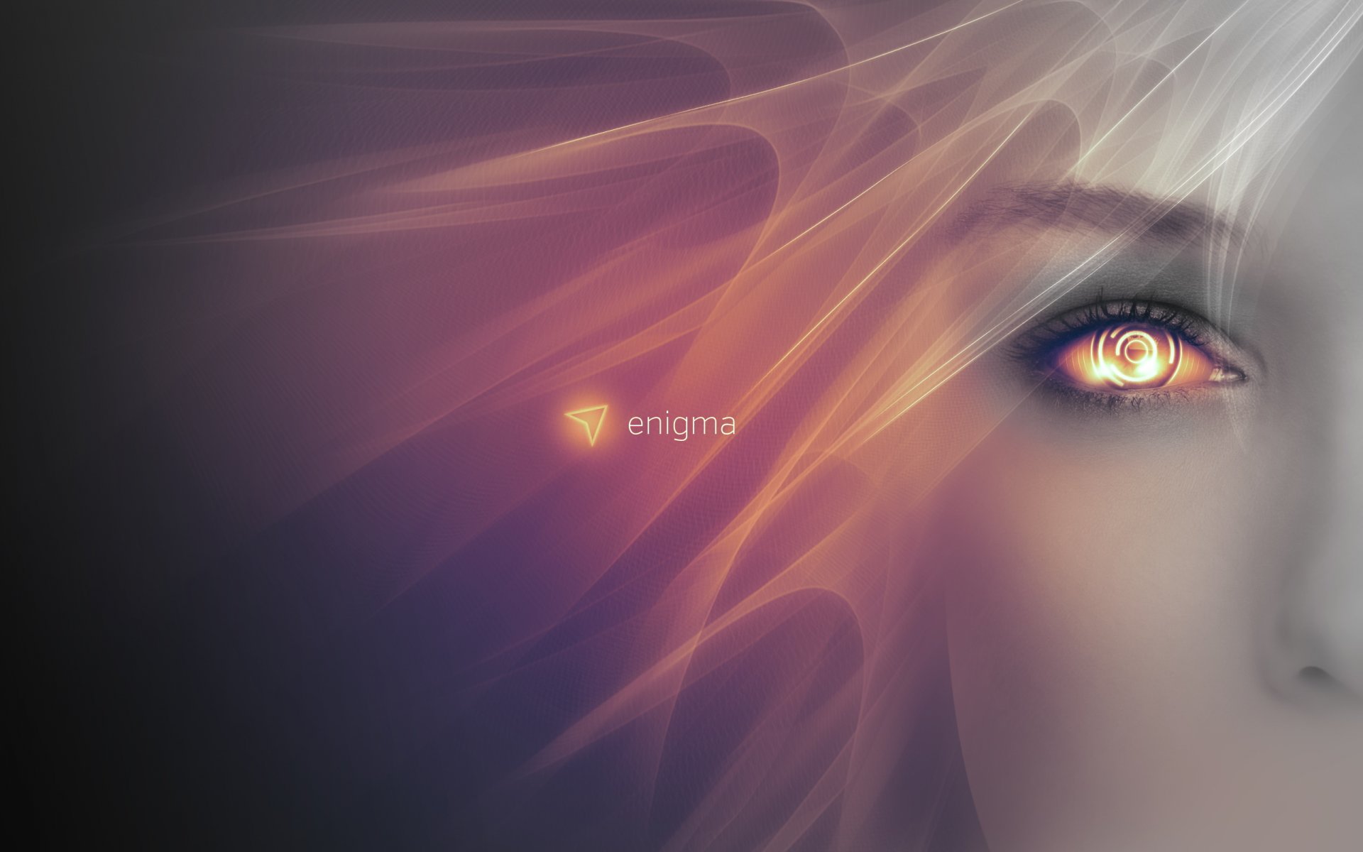 ragazza viso rendering enigma occhio