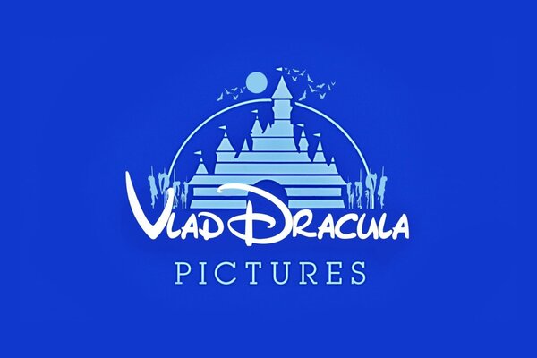 Logo Vlad Dracula stylizowane na Disney