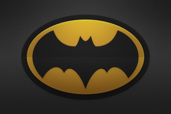 Batman logo on the desktop