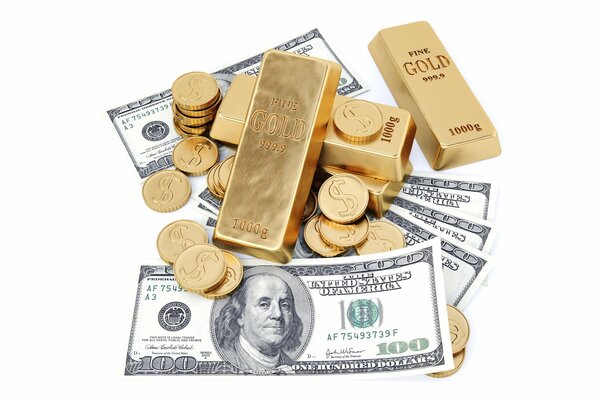 Gold and US dollars